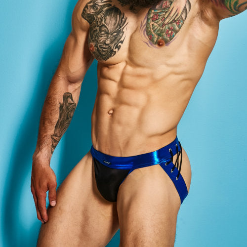 c4m-desire-jockstrap-blue-leatherette-extra-large